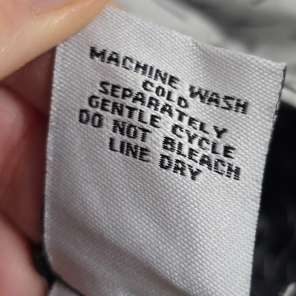 Liv by Habitat Top Womens Large Gray Black Button Up Long Sleeve Crinkle‎ Travel - Picture 8 of 13